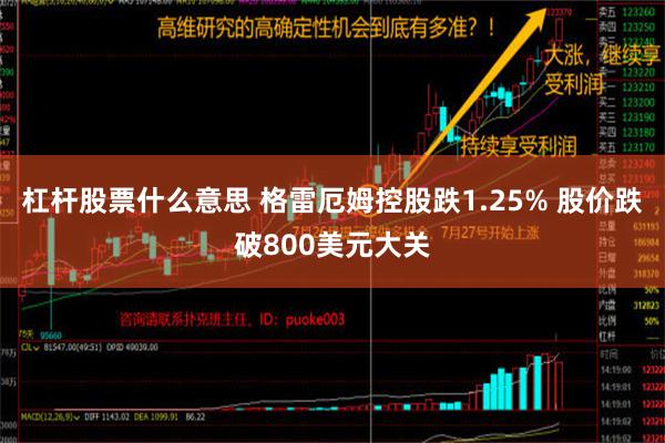 杠杆股票什么意思 格雷厄姆控股跌1.25% 股价跌破800美元大关