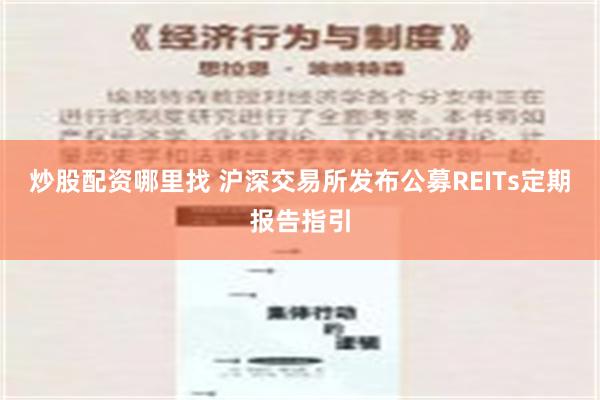 炒股配资哪里找 沪深交易所发布公募REITs定期报告指引